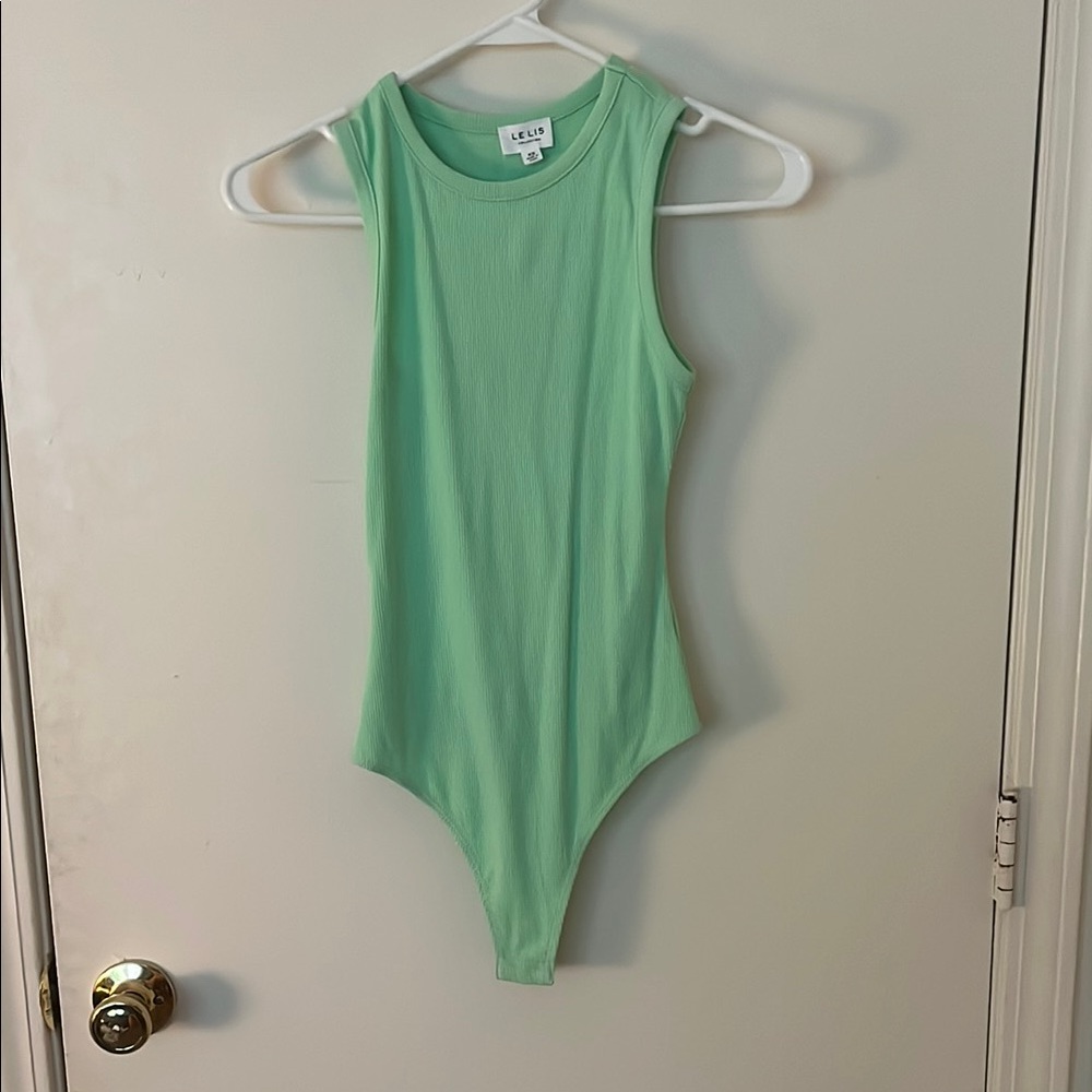 Lelis Green Tank Bodysuit